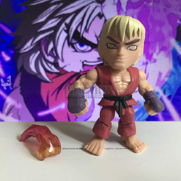 街头霸王 洗脑肯 ken 可动人偶 手办 街霸 非 sota 扭蛋挂件 散货