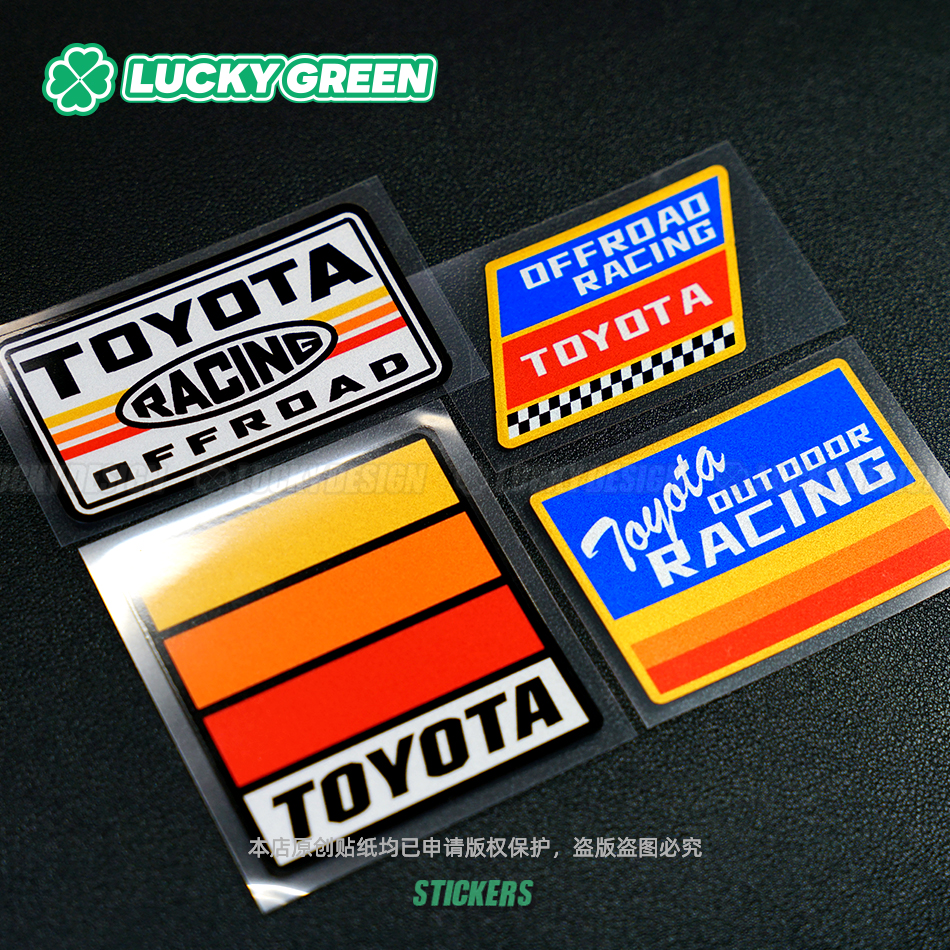 rav4trd越野车窗防水装饰贴纸