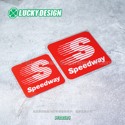 speedway速度车窗玻璃装饰贴