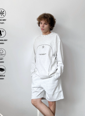 NOSD (by BUllSHITLAB) 25FW 运动系列 “跑道”索罗娜长袖T恤