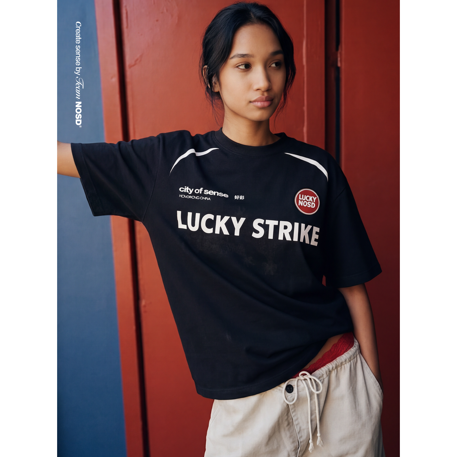 NOSD 26SS 城市系列-香港“Lucky行运球衣”索罗娜凉感棉短袖TEE