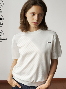 NOSD by BUllSHITLAB 25SS 基础系列 法澳绒 正肩短袖针织t-shirt