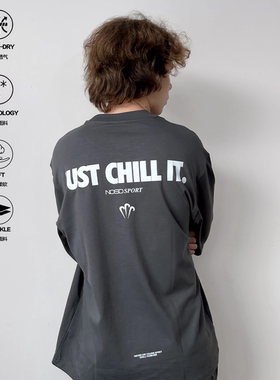 NOSD (by BUllSHITLAB) 运动系列“Justchillit”速干运动T