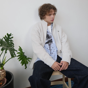 复古粗纱针织高领毛衣 BUllSHITLAB 基础系列 25FW NOSD