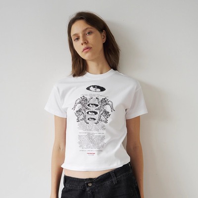 NOSD by BUllSHITLAB 25SS 基础系列 短款太极元素正肩短袖T恤