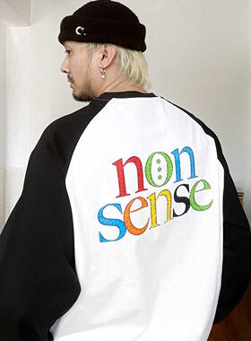 NOSD by BUllSHITLAB 24FW 基础系列 300G插肩拼色长袖