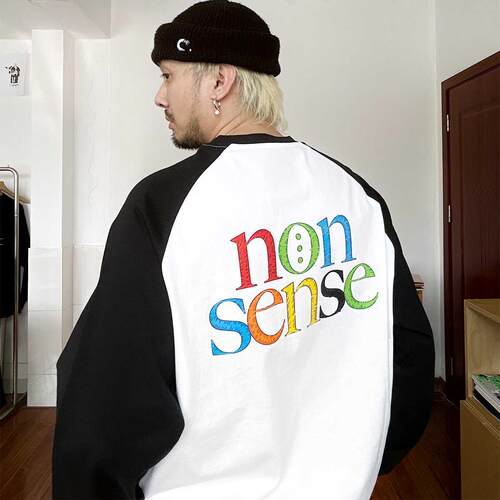 插肩袖T恤nosd无性别穿搭男女