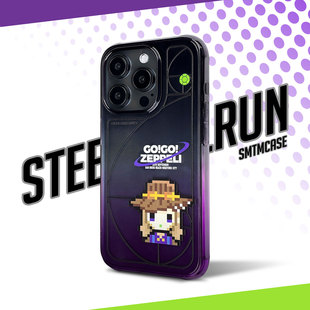 SMTM适用苹果15promax手机保护套防摔渐变12像素风耐发黄14动漫二次元周边杰洛齐贝林JOJO的奇妙冒险手机壳13