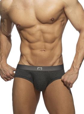 ADDICTED 男士三角内裤性感轻薄高弹U凸立体囊袋透气舒适 AD2235