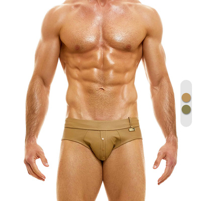 ModusVivendi男士三角内裤仿皮质