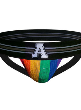 AUSSIEBUM 性感超宽腰带男士双丁内裤运动立体U凸囊袋紧身 Pride