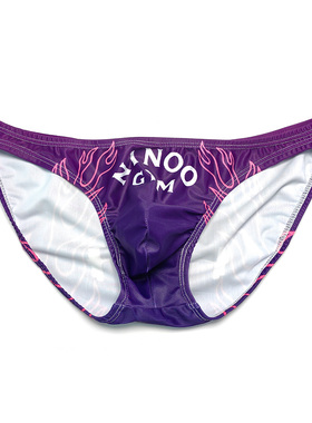 日系 NINOO 性感轻薄高弹卡通男士三角内裤健身肌肉熊囊袋 25045