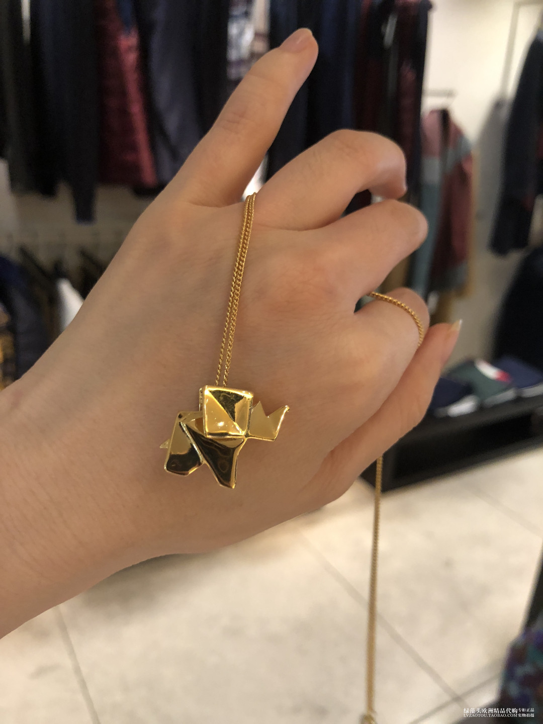 PG时尚潮牌大象瓢虫纸船狗狗项链