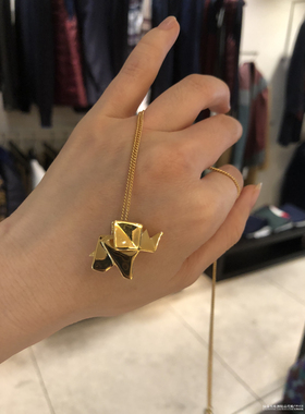 PG时尚潮牌大象瓢虫纸船狗狗项链