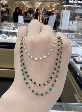 串珠系列法式经典项链AGATHA瑷