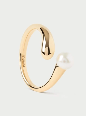 西班牙PDPAOLA时尚简约水滴戒指