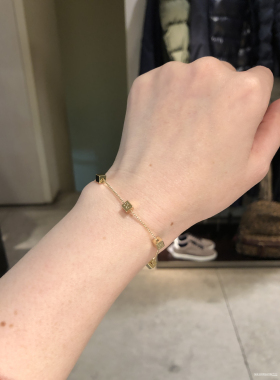 首饰专柜正品时尚潮牌立方体手链