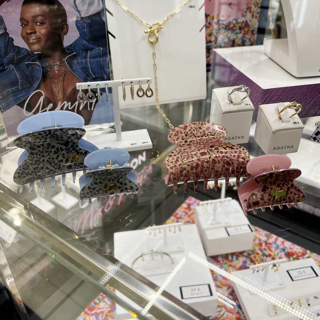 欧洲瑷嘉莎agatha发卡大号发夹女抓夹头发鲨鱼夹子后脑勺盘发头饰