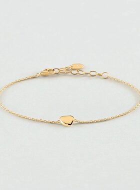 2026新品欧洲正品代购瑷嘉莎AGATHA简约款情人节爱心手链心形女士