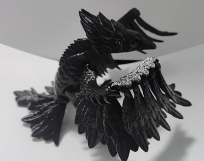 3D打印可动关节凤凰神鸟朱雀