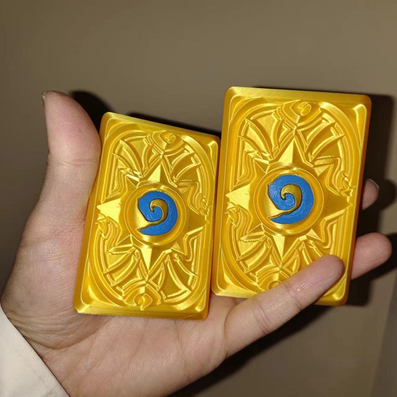 3D打印炉石传说冰箱贴/身份证卡牌卡套
