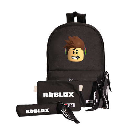 游戏周边ROBLOX书包双肩包子母包斜挎包学生时尚书包三件套