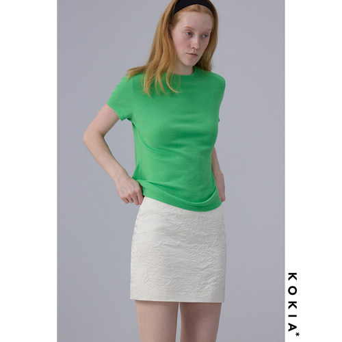 KOKIA1oo%醋酸mini短裙半裙