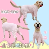 大中型犬狗狗连体生理裤 防骚扰避孕纯棉全包裹四脚衣 月经期姨妈裤