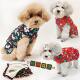 冬泰迪狗狗加厚纯棉包肚马甲保暖夹棉坎肩拉链圣诞护肚子棉袄背心