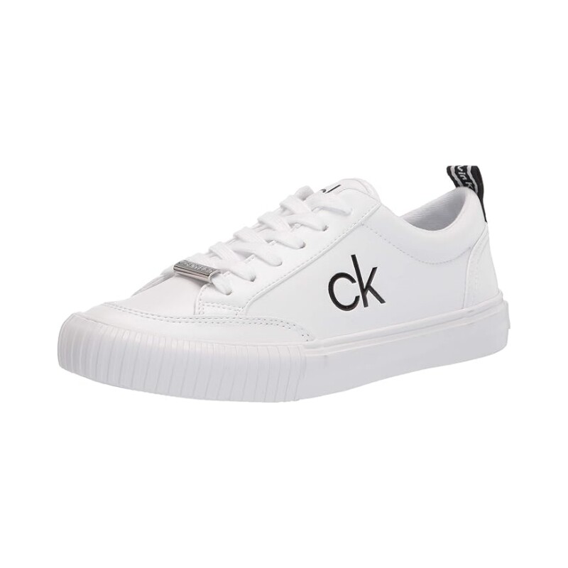 Calvin Klein女鞋经典百搭小白鞋CK系带运动休闲鞋Lariss正品代购图片