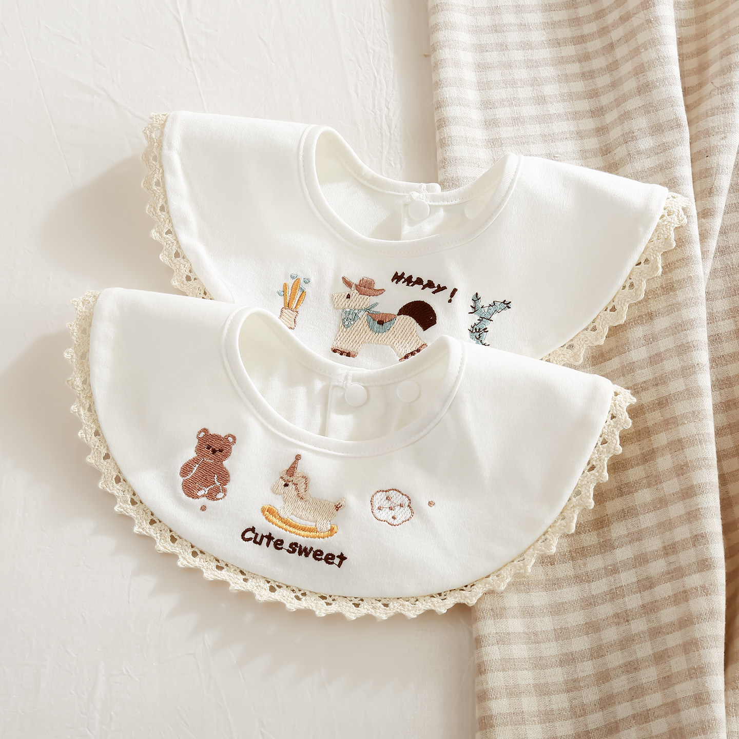 高颜值婴儿口水巾a类纯棉防水围嘴男女宝宝围兜新生儿0-3个月2岁,婴童用品,口水巾,淘宝优惠券,粉丝福利购,淘宝优惠卷