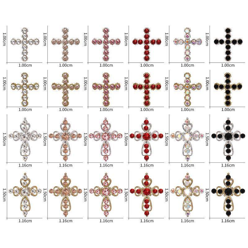 金属指甲十字架十字架复古合金新款装饰美甲镶钻钻跨境2025饰品,彩妆/香水/美妆工具,美甲工具,淘宝优惠券,粉丝福利购,淘宝优惠卷
