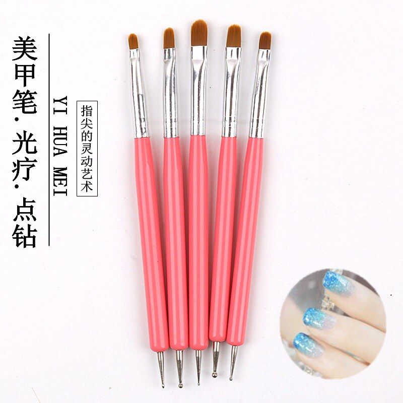 彩绘工具很钻笔笔两用笔杆好光疗
