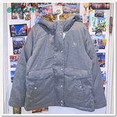 保暖带帽休闲运动棉服 AY0465 Jacket 男子中长款 et024 锐步BF