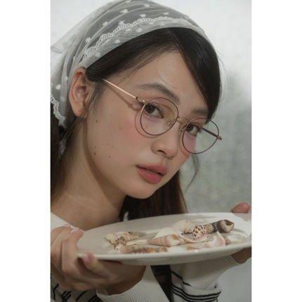 ZI RETRO低库存 温柔玫瑰色 牛仔系列纯钛近视镜/眼镜架 可配度数