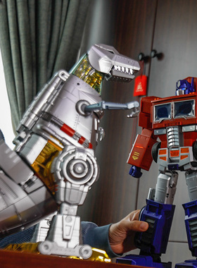 正版robosen乐森 钢锁自动变形机器人 中文语音操控变形金刚礼物