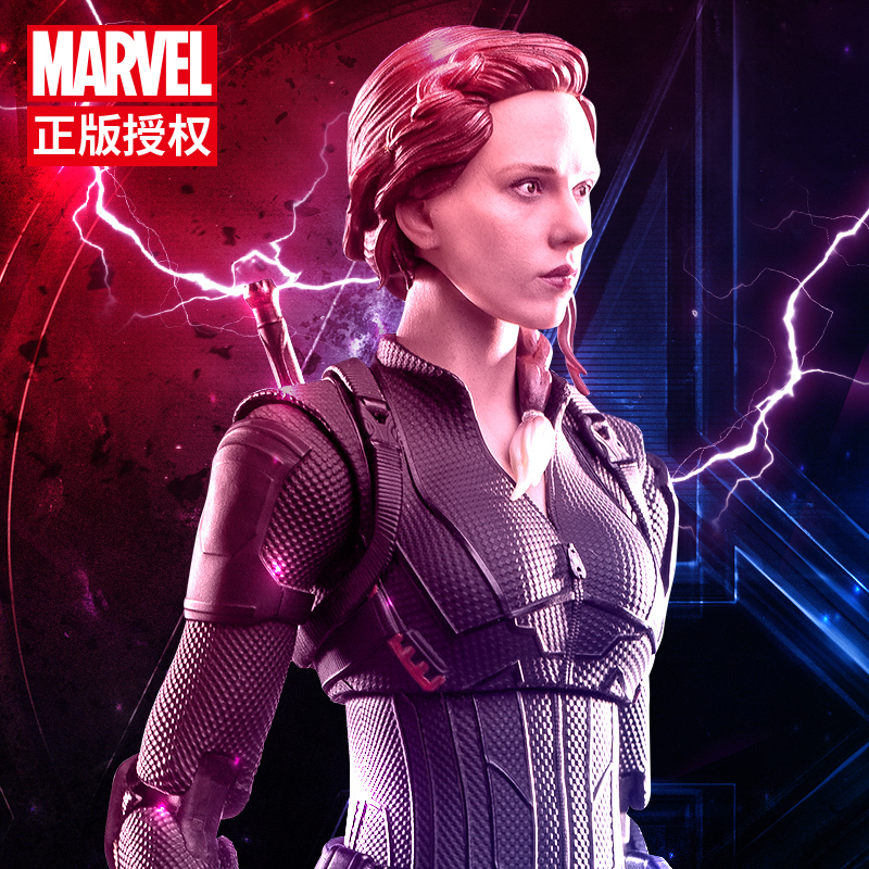 漫威正版17大号黑寡妇可动手办