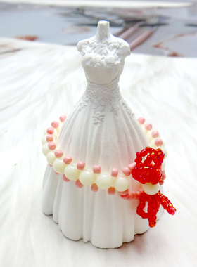 2025新款儿童手链精美装扮小礼物糖果配色手工串珠女童手链饰品