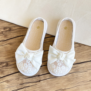 平跟软底外穿懒人凉拖包头女鞋 2025年新款 女鞋 半托小白鞋 文艺夏季