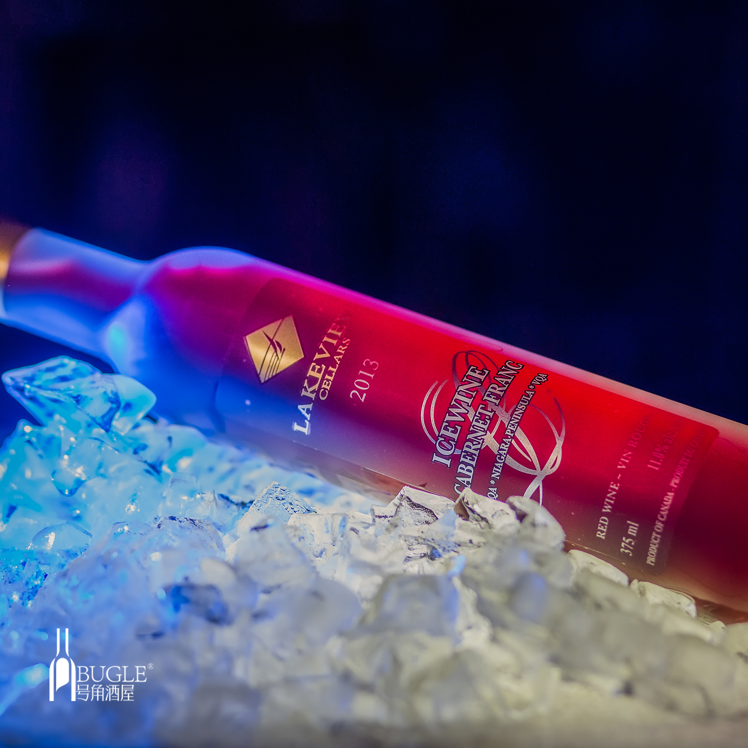 加拿大VQA原瓶进口Lakeview品丽珠冰红酒冰葡萄酒Icewine 375ML