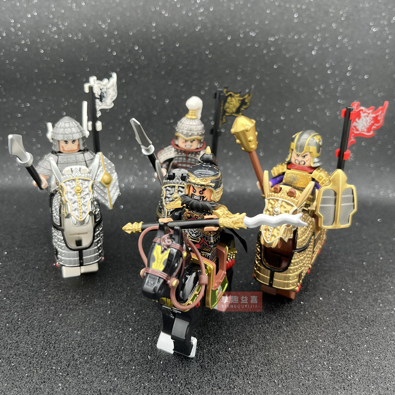 迪库三国小侠珍藏版张飞乌云踏雪隐藏款英雄武将坐骑男孩节日礼物