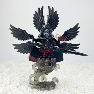 中国积木MOC人仔古代亡灵战士拼插第三方儿童小人偶男孩拼装 玩具