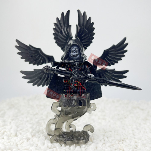 古代亡灵战士法师人仔积木玩具