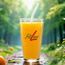 FitLine玻璃杯德国PM营养素果汁杯 带刻度水杯玻璃水杯送玻璃吸管