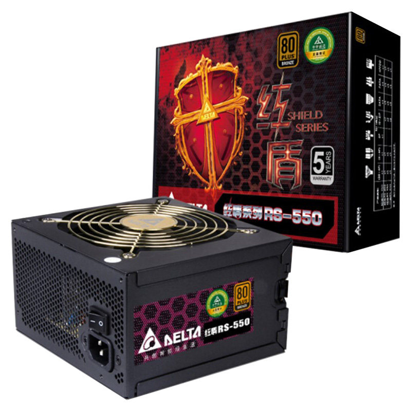 全新台达GPS-550LB F铜牌电源 NX550 红盾RS550和CAA-550AT A电源