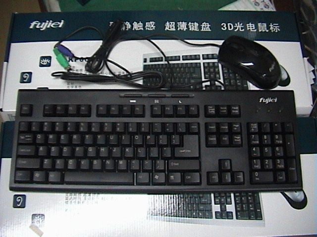 全新台资富吉fujiei品牌的多媒体光电鼠标键盘套装 办公有线游戏