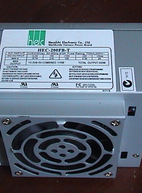 伟训SFX-A额定功率200W MicroATX-A电源 HEC-200FB-T 适用1+1电脑