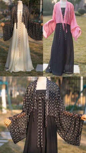 青泠谷小宝相花法门寺披衫日常汉服现货