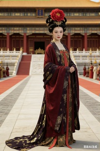 青泠谷盛世唐制汉服衫裙套装定金尾款