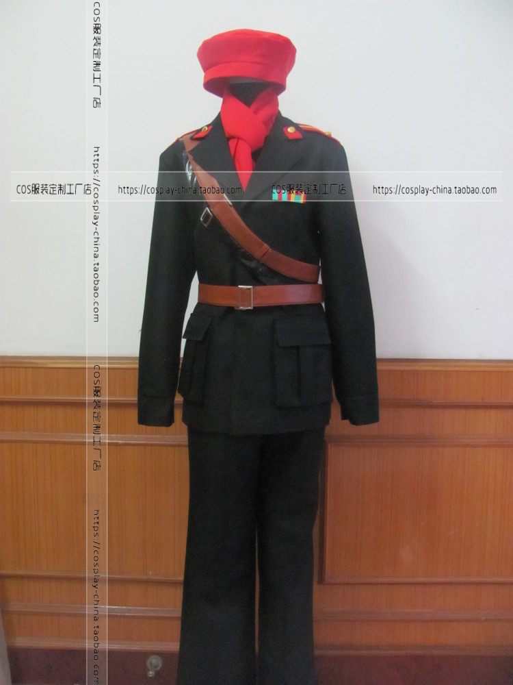 cosplay动漫服装 合金装备 ocelot潜龙谍影,燃烧战车 cos服